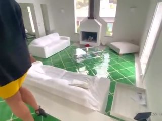 Marvelous business woman gets fucked in several positions in a luxury villa - business-bitch